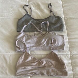 Set of Three Bralettes